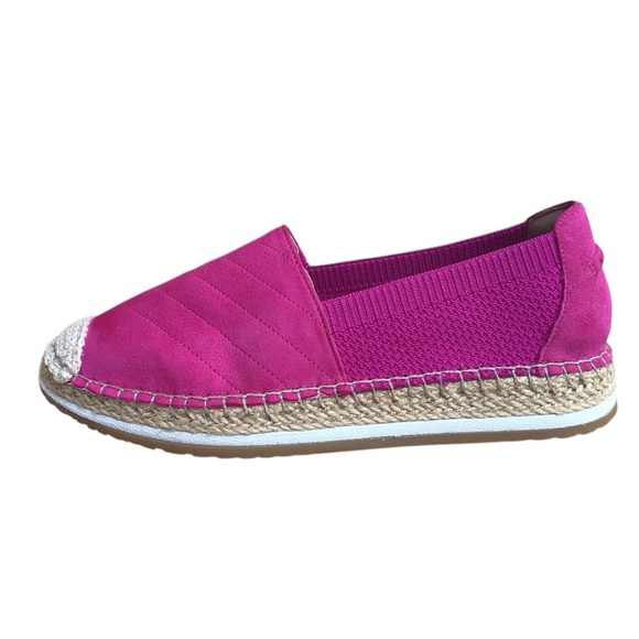 Cole Haan Cloudfeel Espadrille Pink Suede Loafer Slip On Shoes Size 7.5B - Picture 5 of 15